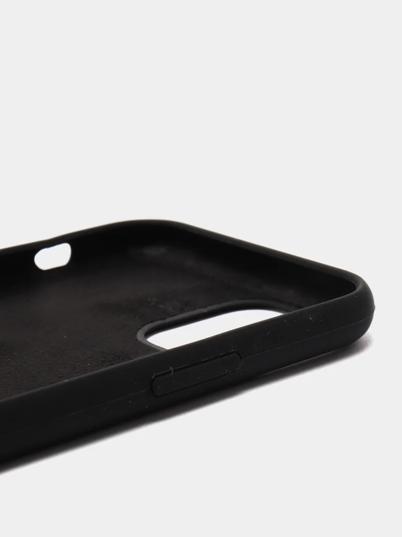Черный чехол Silicone Case для iPhone 11 Pro, силиконовый
