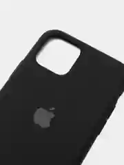 Черный чехол Silicone Case для iPhone 11 Pro, силиконовый