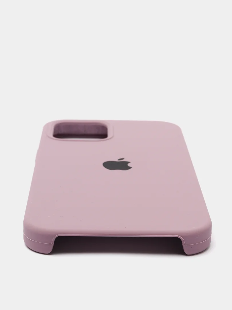 Бежевый меланж чехол Silicone Case для iPhone 12/12 Pro