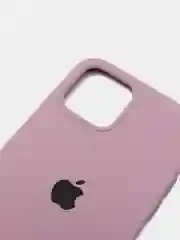 Бежевый меланж чехол Silicone Case для iPhone 12/12 Pro