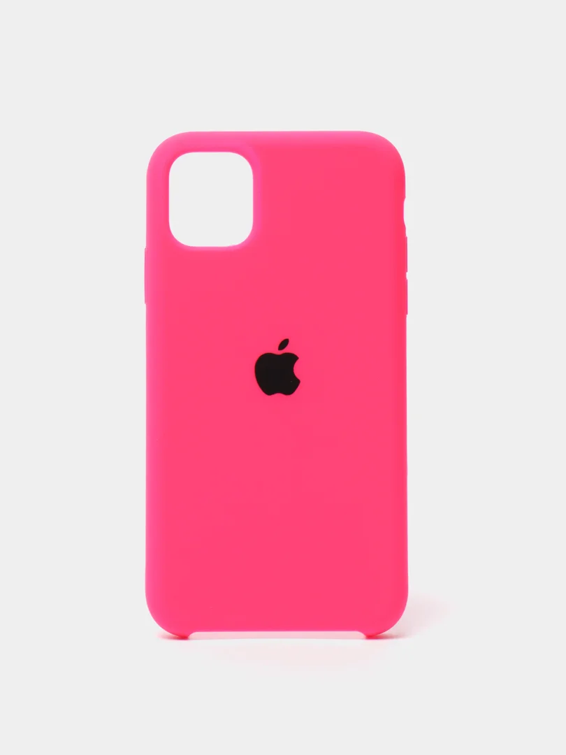 Вишнёвый чехол Silicone Case для iPhone 11, силиконовый