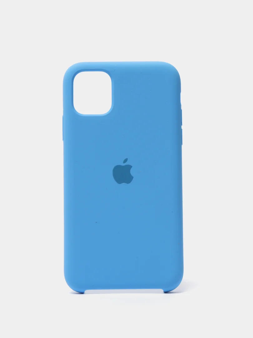 Лазурный чехол Silicone Case для iPhone 11, силиконовый