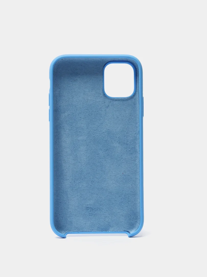 Лазурный чехол Silicone Case для iPhone 11, силиконовый