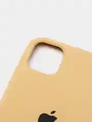 Горчичный чехол Silicone Case для iPhone 11, силиконовый
