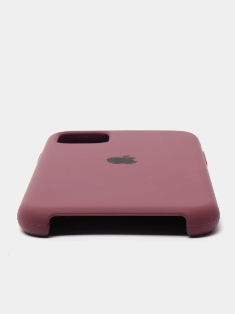 Багровый чехол Silicone Case для iPhone 11, силиконовый