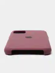 Багровый чехол Silicone Case для iPhone 11, силиконовый