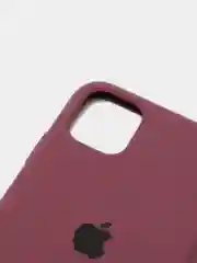 Багровый чехол Silicone Case для iPhone 11, силиконовый