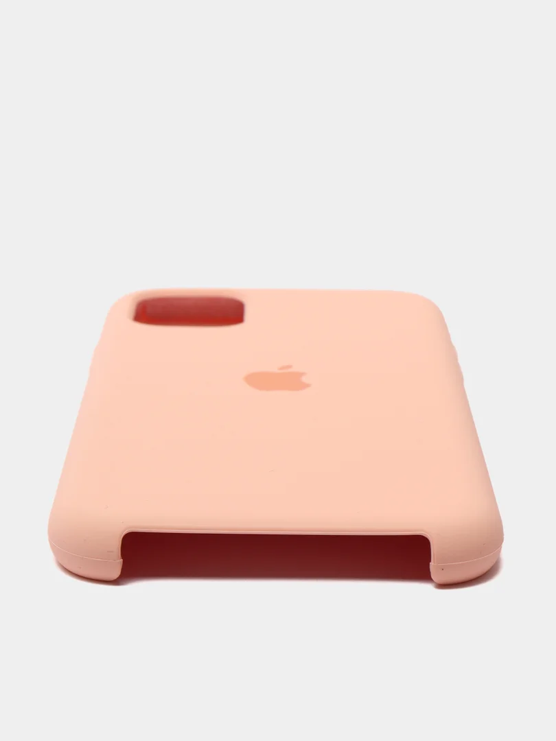 Бежевый чехол Silicone Case для iPhone 11, силиконовый