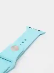 Бирюзовый силиконовый ремешок для смарт часов Apple Watch, силиконовый браслет
