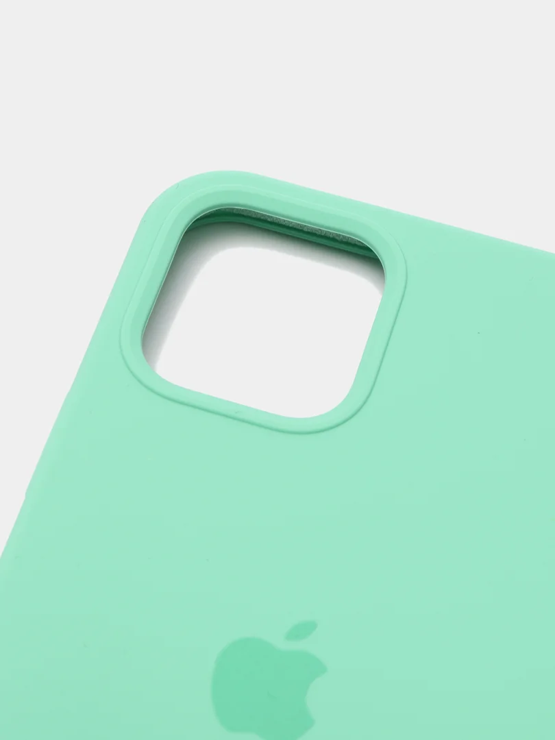 Лесной зеленый чехол Silicone Case для iPhone 12/12 Pro