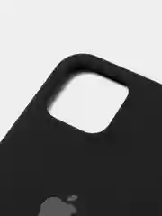 Черный чехол Silicone Case для iPhone 12/12 Pro