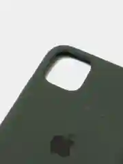 Зеленый чехол Silicone Case для iPhone 11, силиконовый