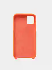 Оранжевый чехол Silicone Case для iPhone 11, силиконовый