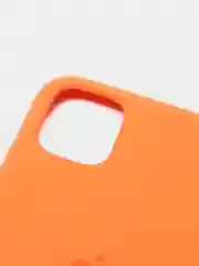 Оранжевый чехол Silicone Case для iPhone 11, силиконовый