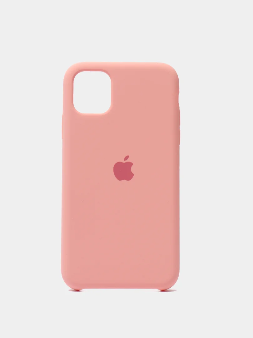 Коралловый меланж чехол Silicone Case для iPhone 11, силиконовый