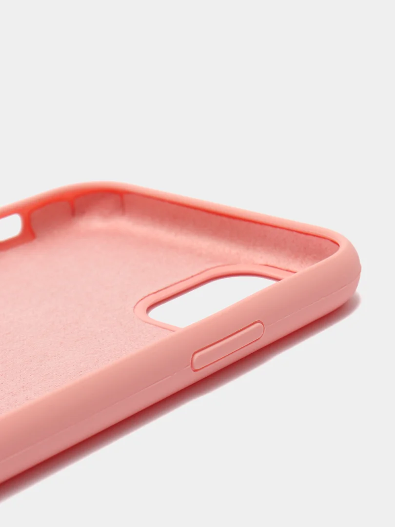 Коралловый меланж чехол Silicone Case для iPhone 11, силиконовый