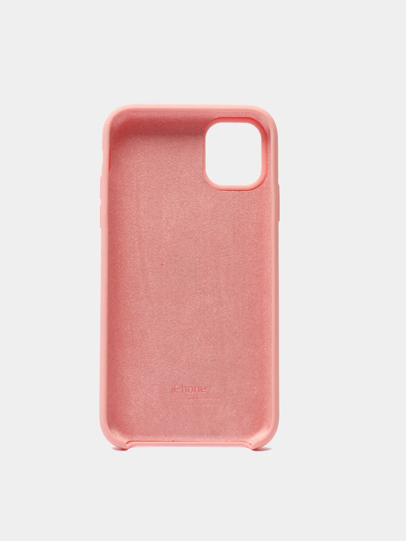 Коралловый меланж чехол Silicone Case для iPhone 11, силиконовый