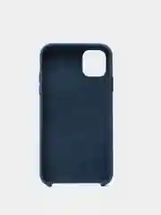Синий меланж чехол Silicone Case для iPhone 11, силиконовый