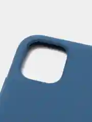 Синий меланж чехол Silicone Case для iPhone 11, силиконовый
