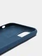 Синий меланж чехол Silicone Case для iPhone 11, силиконовый