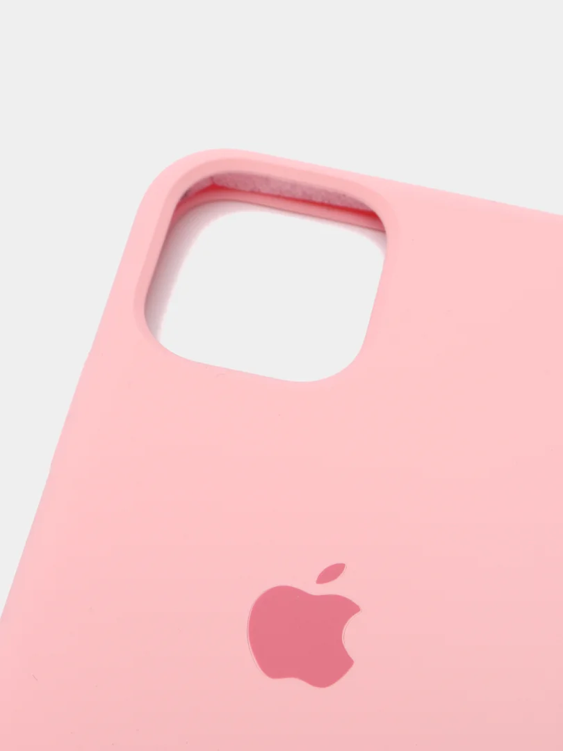 Розовый чехол Silicone Case для iPhone 11 Pro, силиконовый