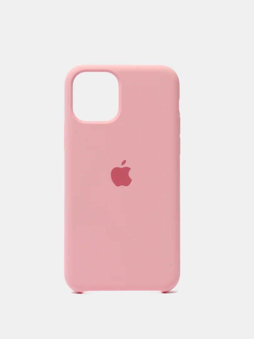 Розовый чехол Silicone Case для iPhone 11 Pro, силиконовый