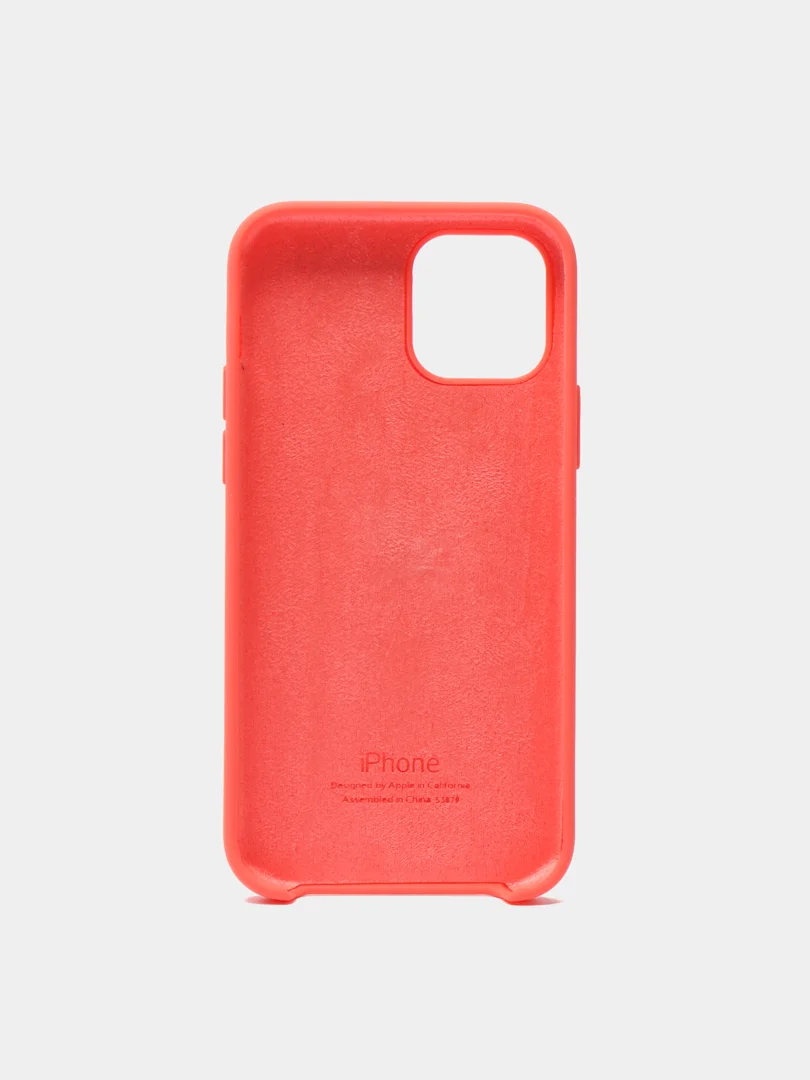 Коралловый чехол Silicone Case для iPhone 12/12 Pro