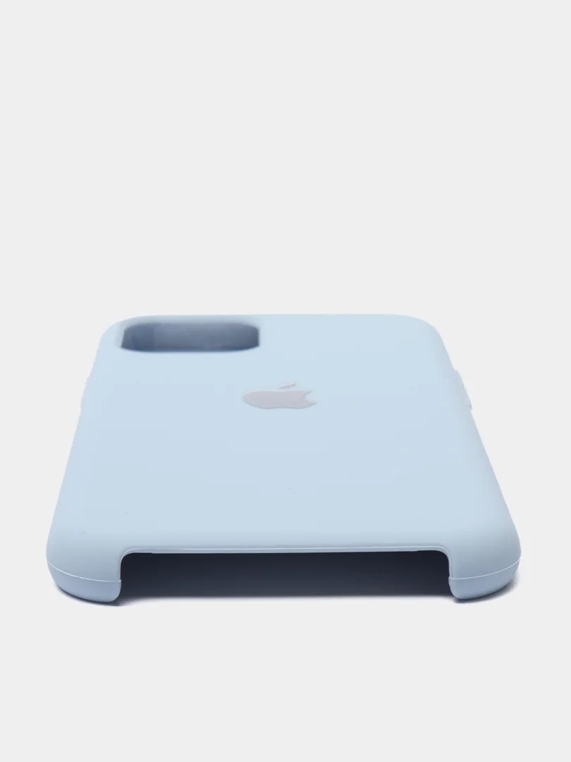 Небесно-голубой чехол Silicone Case для iPhone 11 Pro, силиконовый