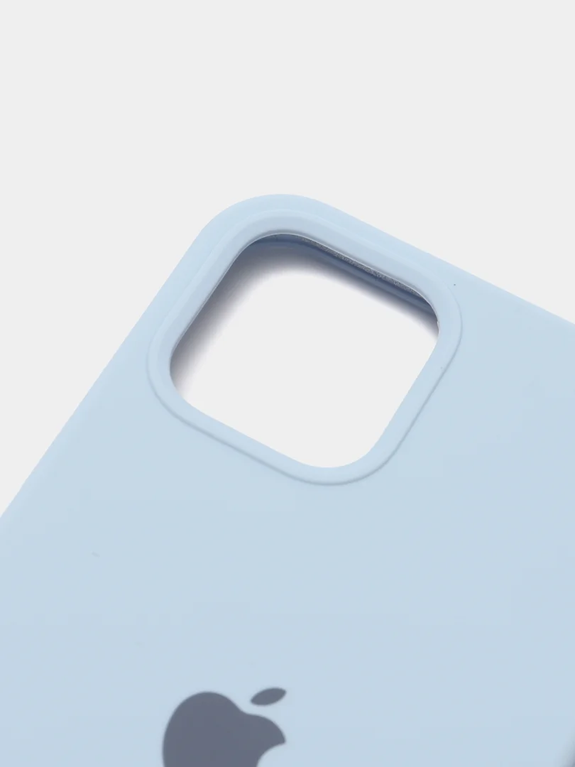 Бирюзовый чехол Silicone Case для iPhone 12/12 Pro