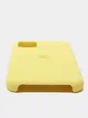Желтый чехол Silicone Case для iPhone 11, силиконовый