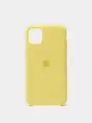 Желтый чехол Silicone Case для iPhone 11, силиконовый