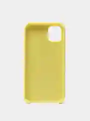 Желтый чехол Silicone Case для iPhone 11, силиконовый