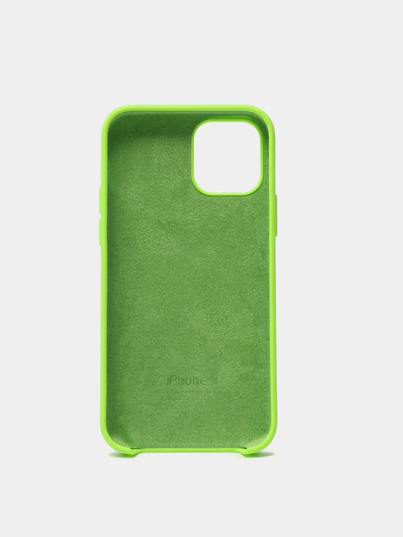 Лайм чехол Silicone Case для iPhone 12/12 Pro