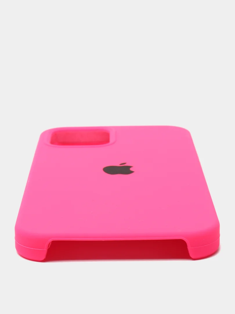 Розовый чехол Silicone Case для iPhone 12/12 Pro