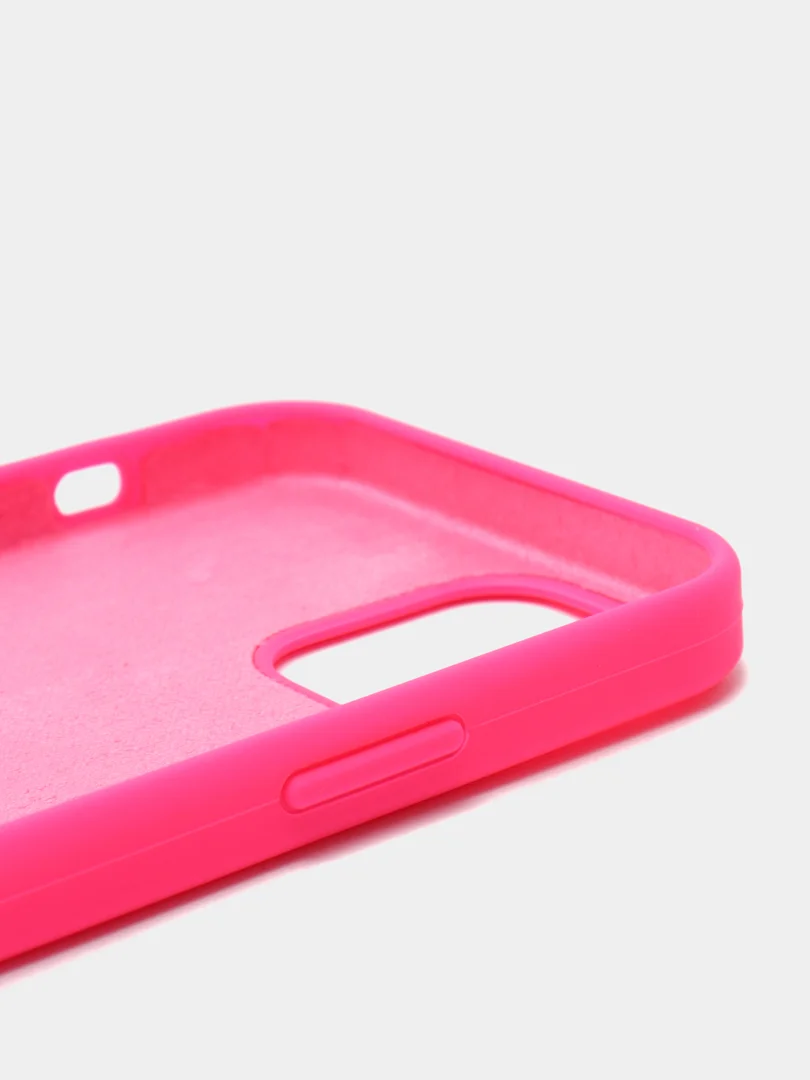 Розовый чехол Silicone Case для iPhone 12/12 Pro