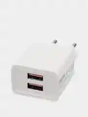 Сетевое зарядное устройство Denmen DC02 с проводом Type-C, microUSB, Lightning, 2.4 A