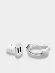 Автомобильное зарядное устройство с кабелем, 2 USB, 2.4A Borofone BZ12