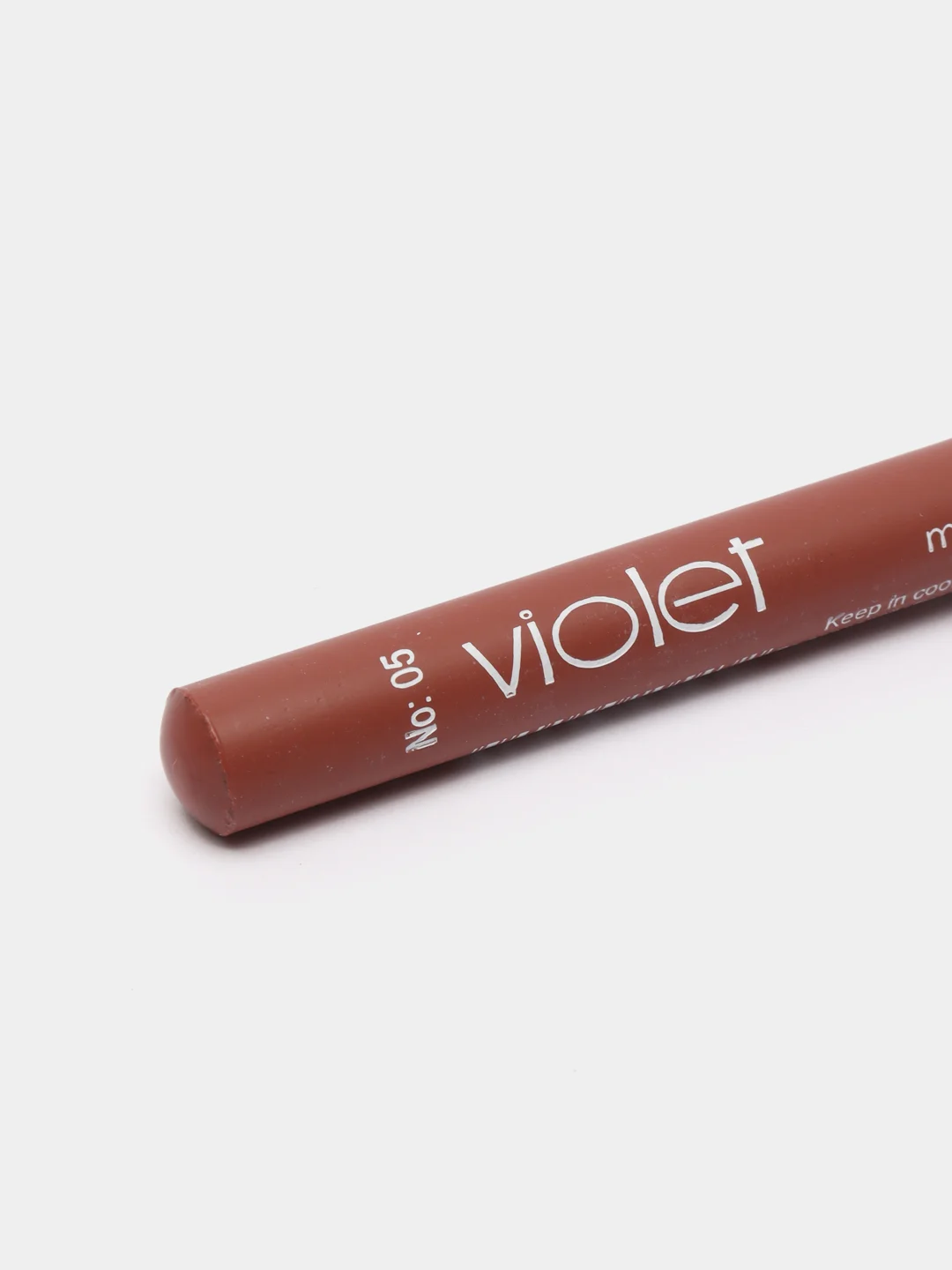 Аметистовый карандаш-помада Violet для губ, матовый