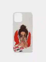 Пудровый чехол iPhone 12 / 12 Pro, 12 Pro Max, 12 Mini чехол силиконовый с рисунком