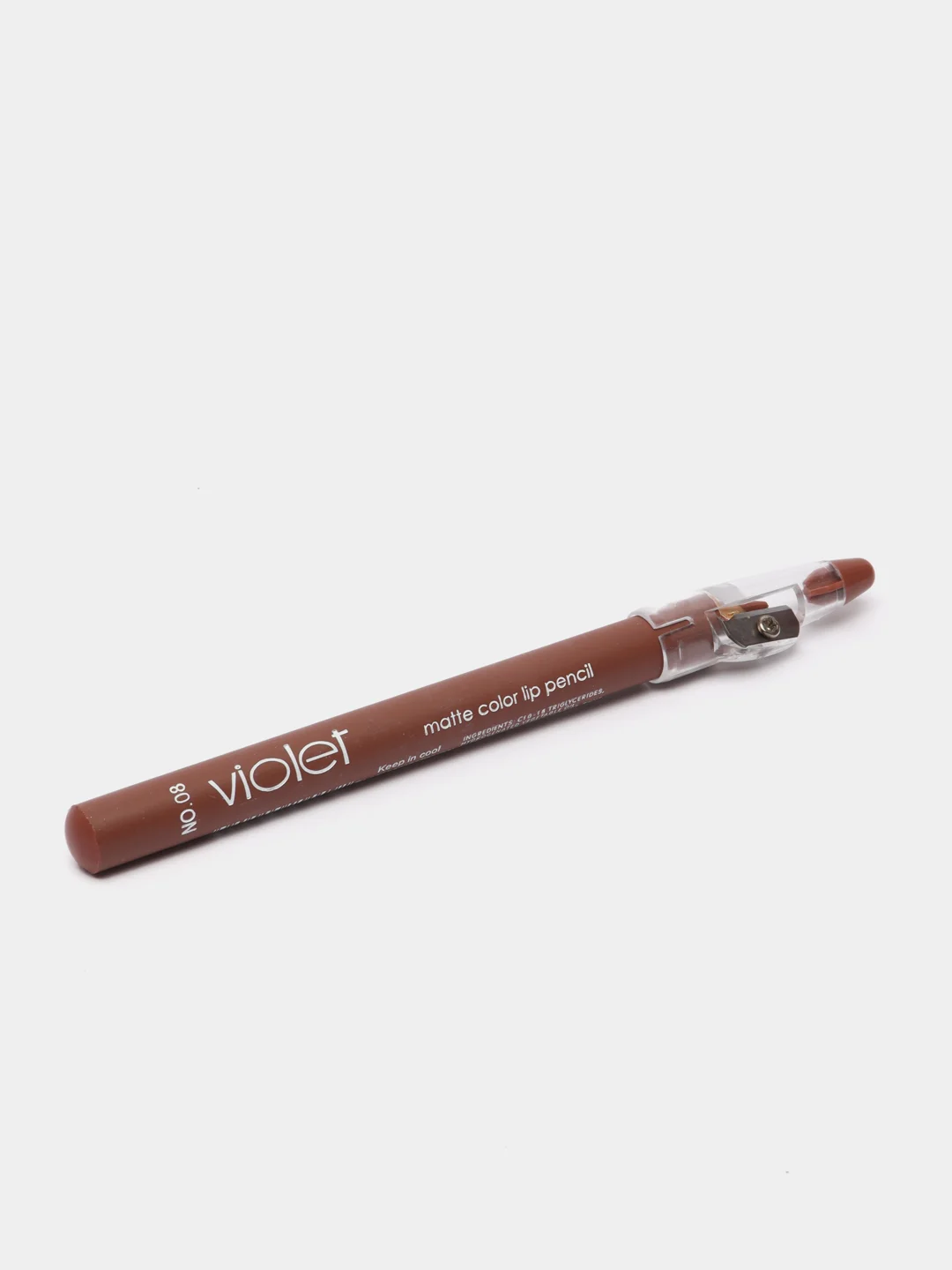 Багровый карандаш-помада Violet для губ, матовый