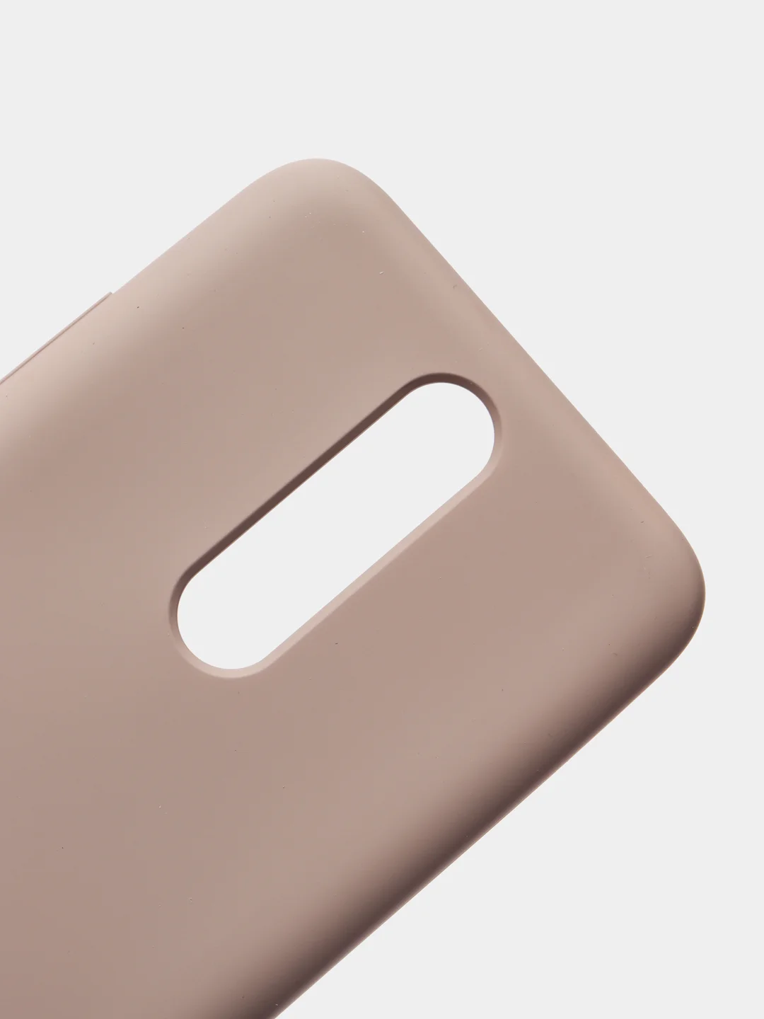 Бежевый меланж чехол силиконовый Silicone Cover Case для Xiaomi Redmi K30, Poco X2
