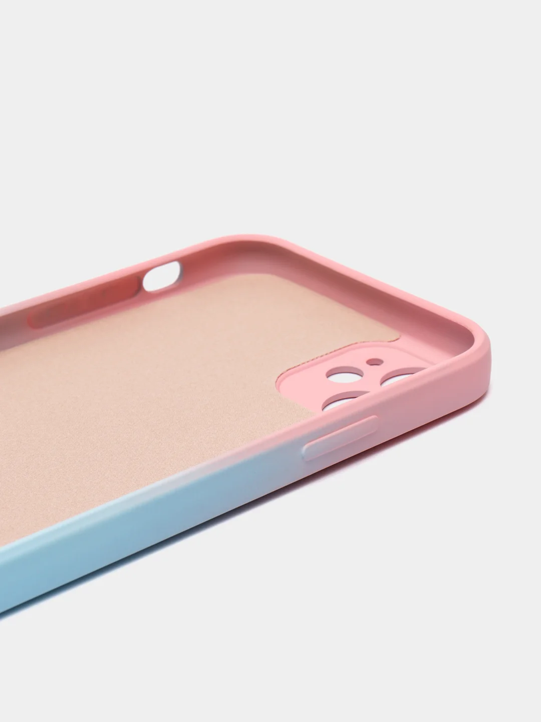 Розовый чехол для iPhone 11 / 12 / 13 Pro Max силиконовый айфон про макс