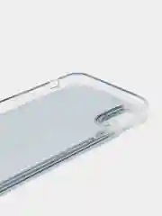 Синий чехол iPhone X / Xs силиконовый переливающийся жидкий с блестками