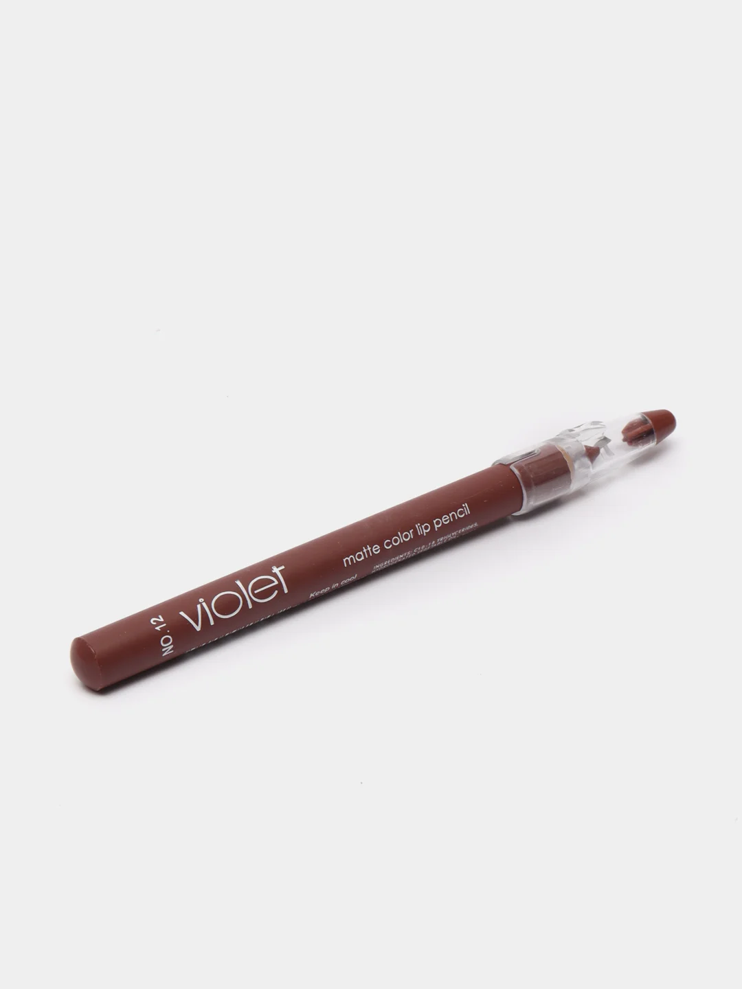 Бирюзовый карандаш-помада Violet для губ, матовый