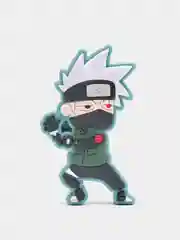 Зеленый ластик в форме персонажей из аниме "Naruto"