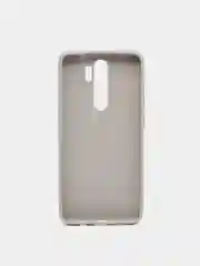 Серый чехол для Xiaomi Redmi Note 8 Pro силиконовый, матовый, однотонный