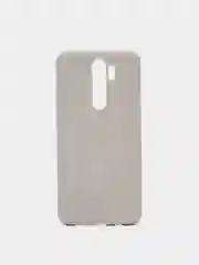 Серый чехол для Xiaomi Redmi Note 8 Pro силиконовый, матовый, однотонный
