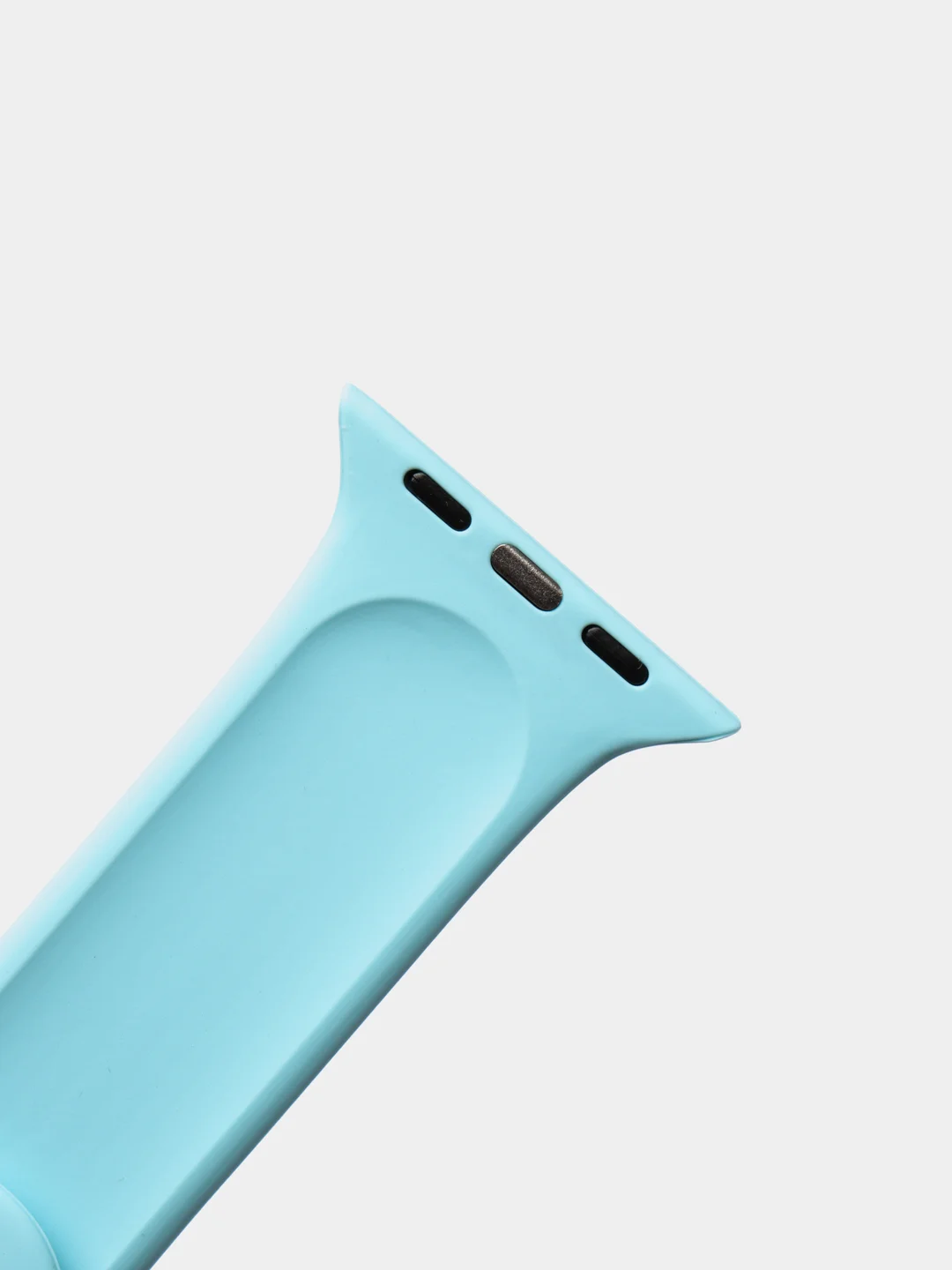 Бирюзовый силиконовый ремешок для смарт часов Apple Watch, силиконовый браслет