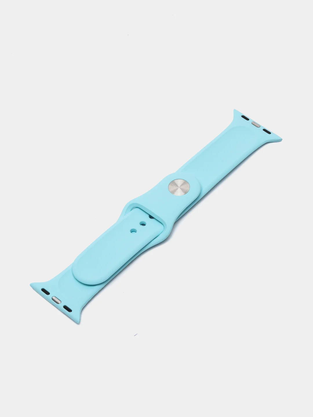 Бирюзовый силиконовый ремешок для смарт часов Apple Watch, силиконовый браслет