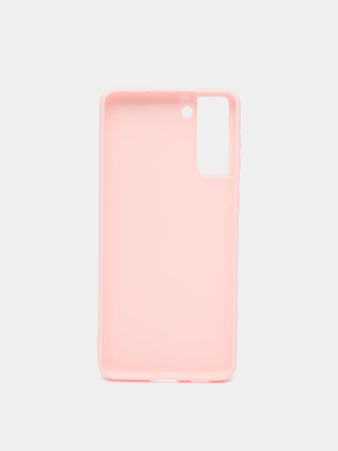 Розовый чехол для Samsung S21 Plus цветной матовый